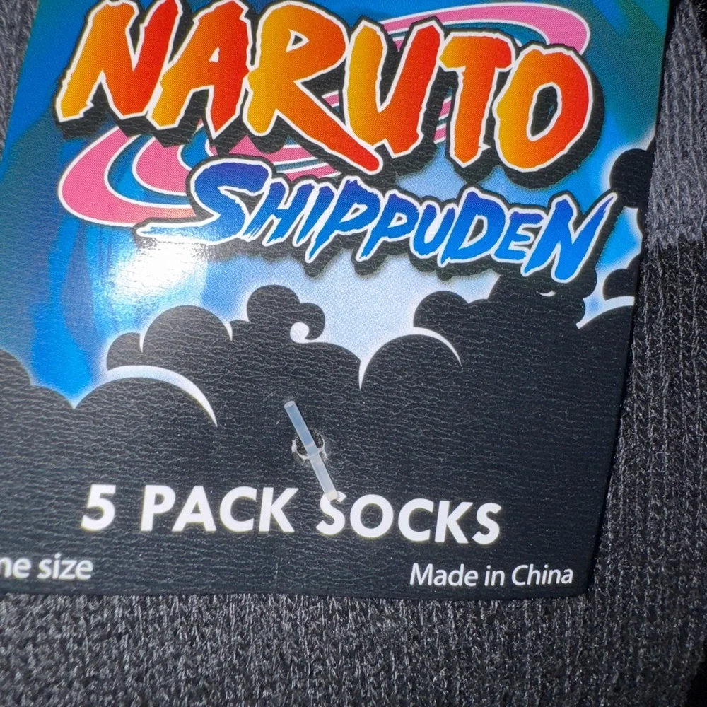 Naruto Shippuden 5 Pack Socks